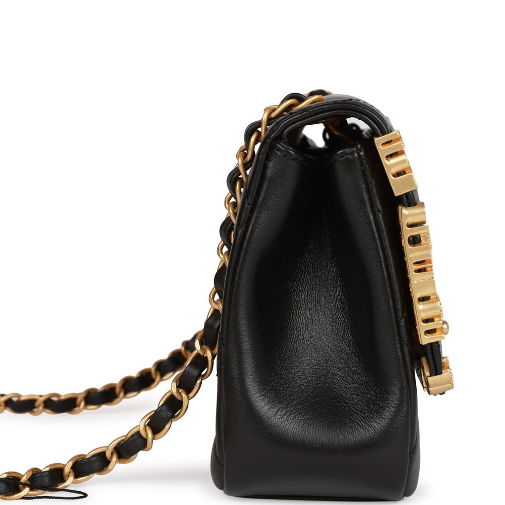 Chanel 31 mini Shopping Chain Lambskin leather AS4133 Bag Yellow in 2023