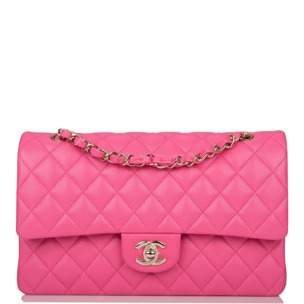 Chanel pink classic flap Clearance
