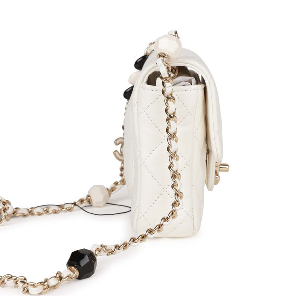 Chanel Enamel, Faux Pearl & Resin Two-Tone Multistrand Necklace