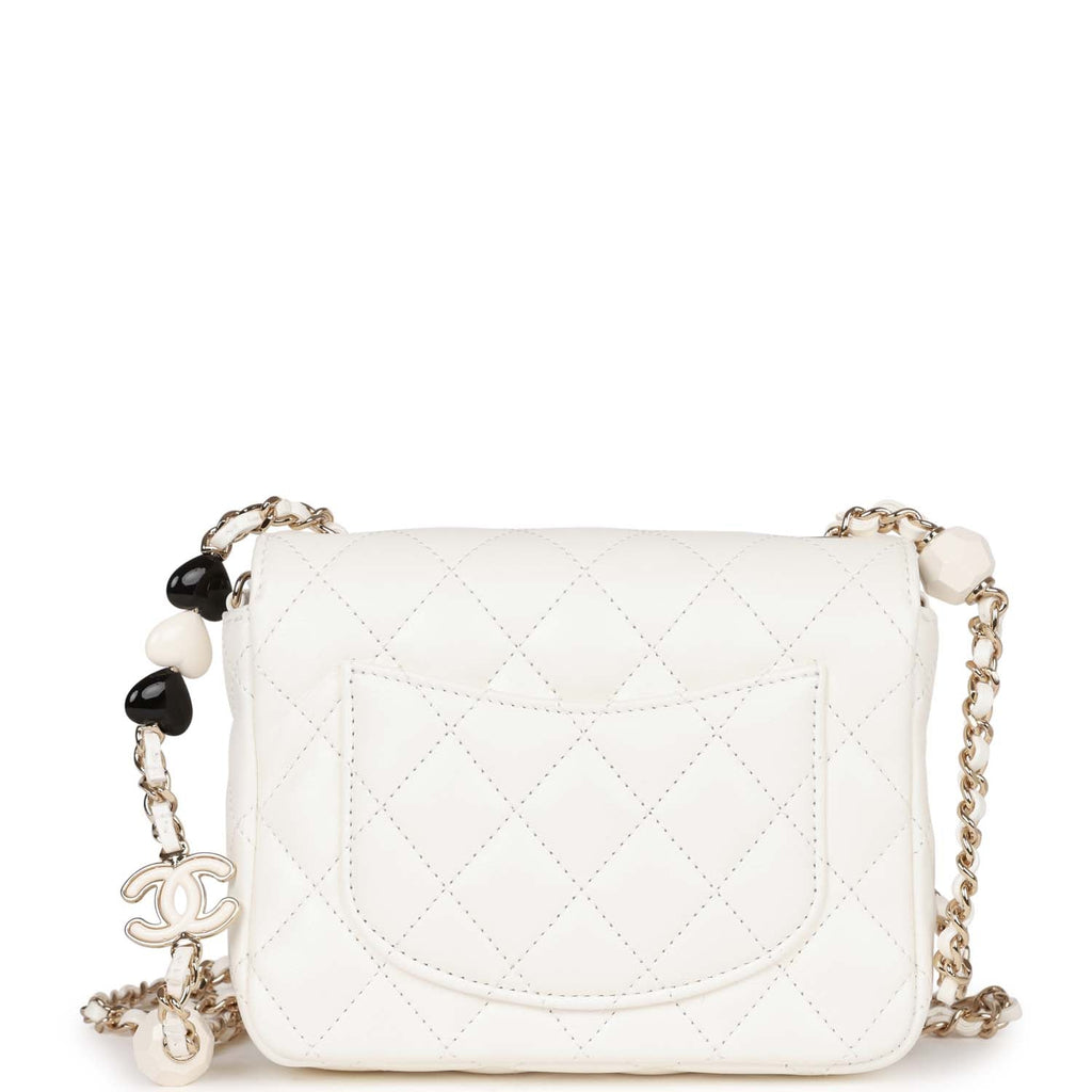 Chanel 2022 Enamel Classic Mini Square Flap Bag