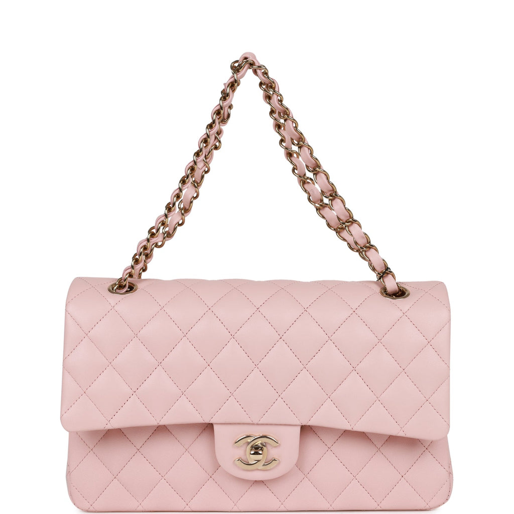authentic pink chanel bag new