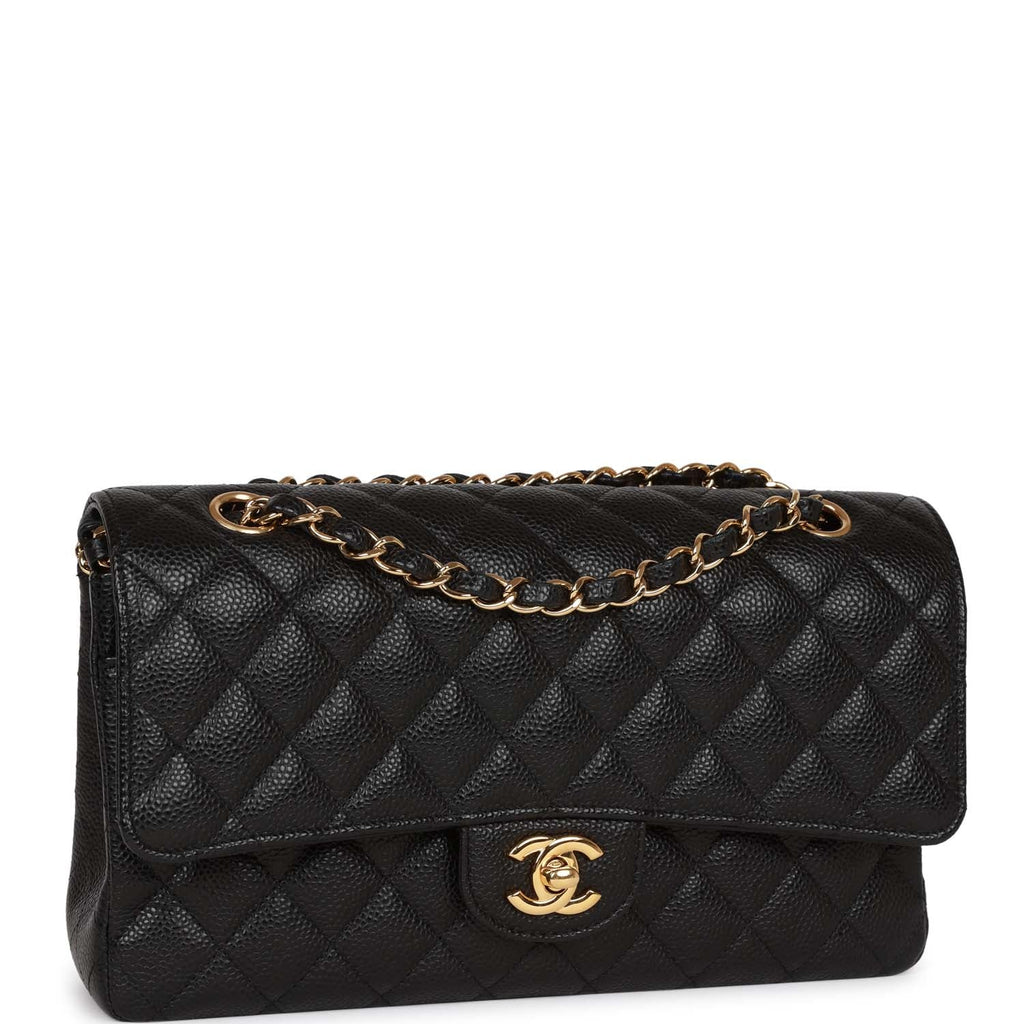 Buy Pre-owned & Brand new Luxury Chanel Caviar Black Medium Double Flap  Shoulder Bag Online