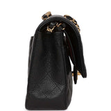 Chanel Medium Classic Double Flap Bag Black Caviar Gold Hardware