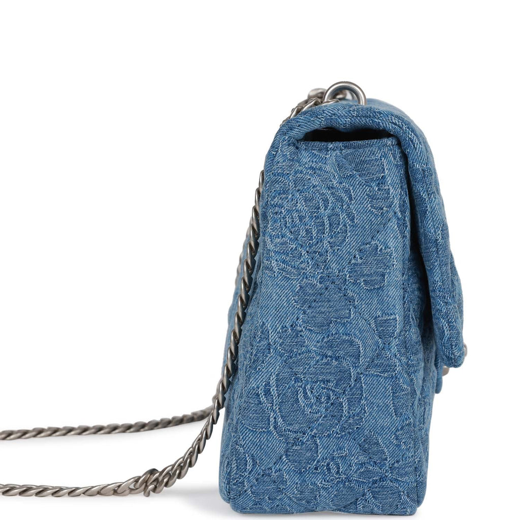 Chanel Classic Mini Square, Blue Denim with Silver Hardware, Preowned in  Box WA001 - Julia Rose Boston