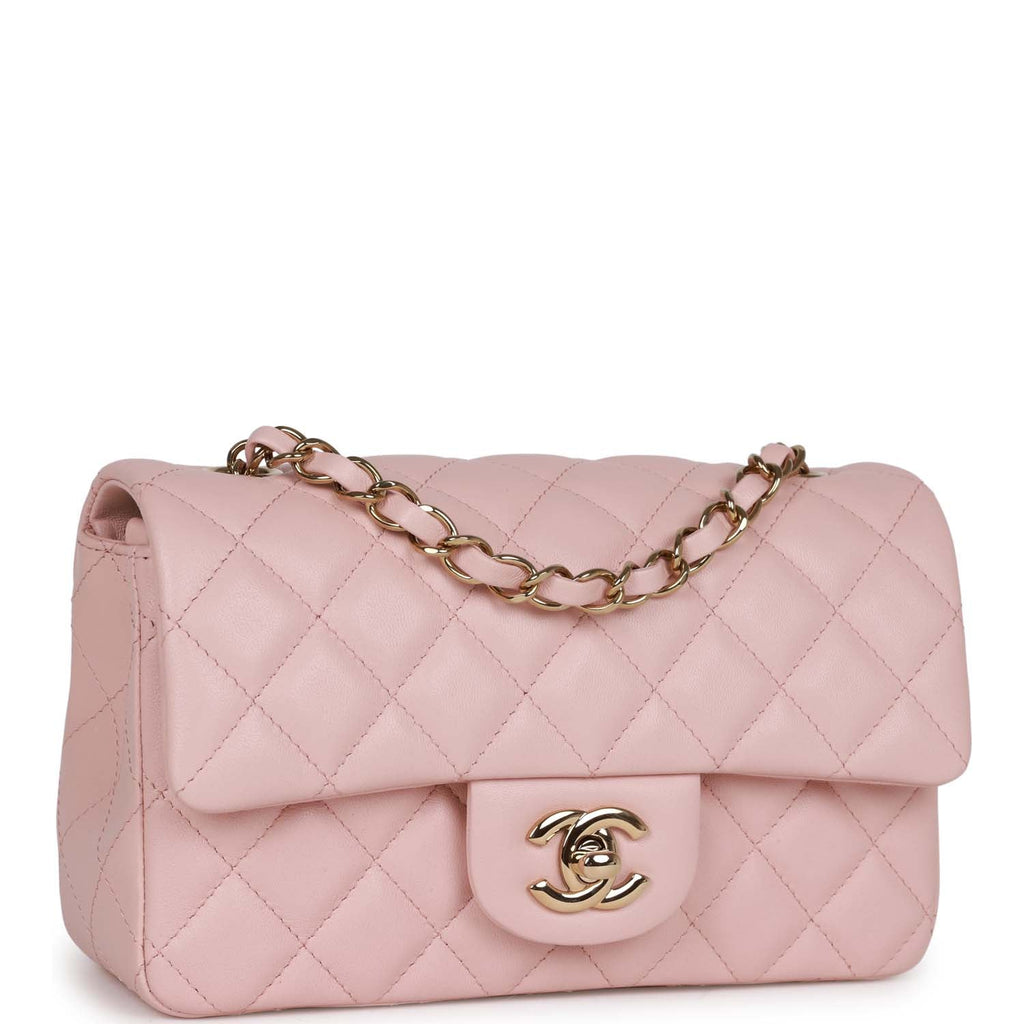 Chanel Pink Flap - 252 For Sale on 1stDibs  chanel pink flap bag, chanel  double flap pink, chanel mini flap pink