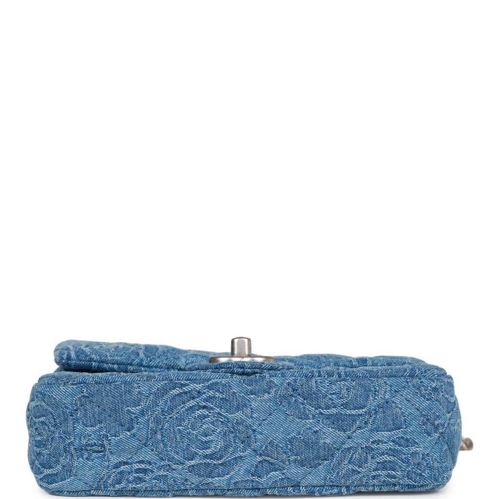 Timeless Chanel Classic leather and tweed bag Blue ref.948140 - Joli Closet