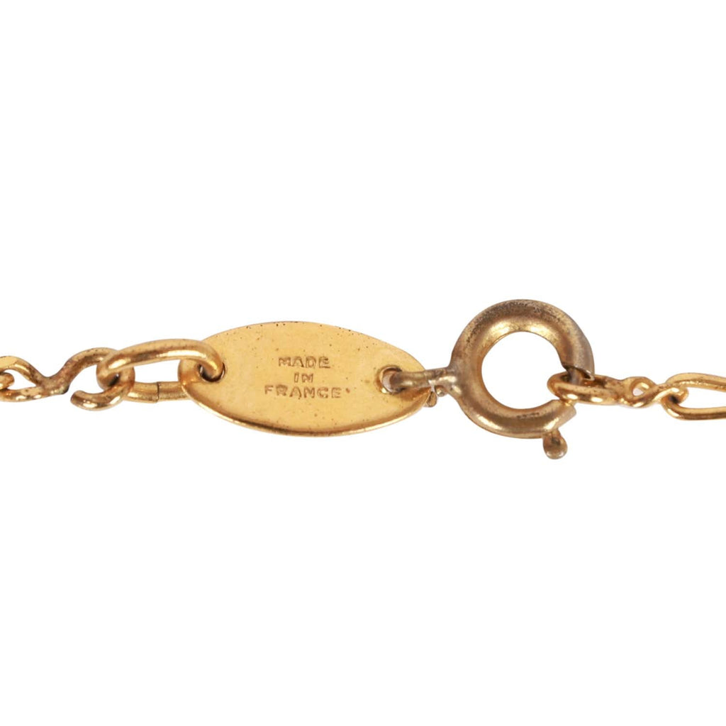 Authentic! Vintage Chanel 18K Yellow Gold Classic Link Bracelet