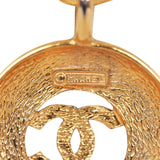 Vintage Chanel Gold Sunburst Interlocking CC Medallion Necklace - Thumbnail View 5