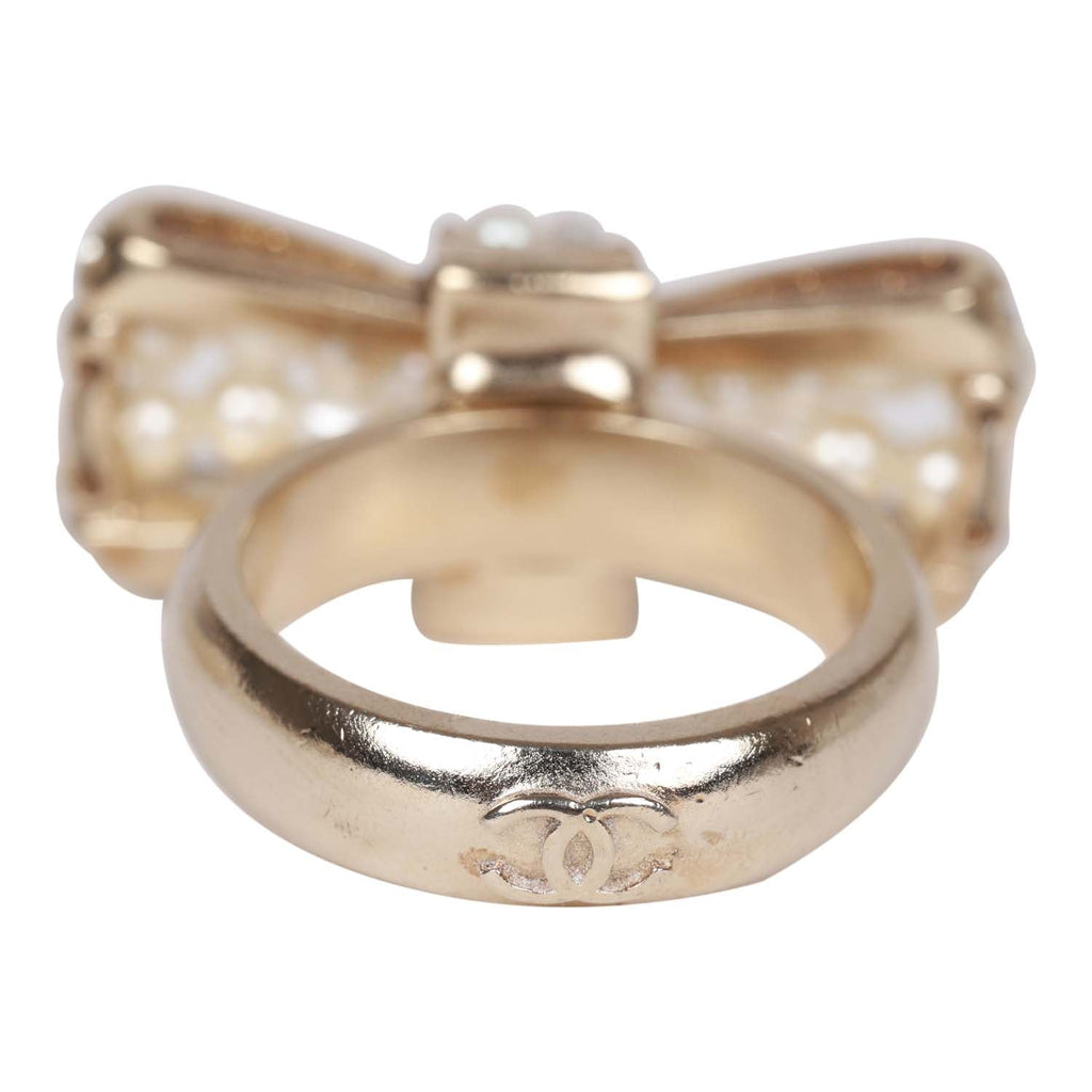 Shop Red Rhinestone Bow Ring at !