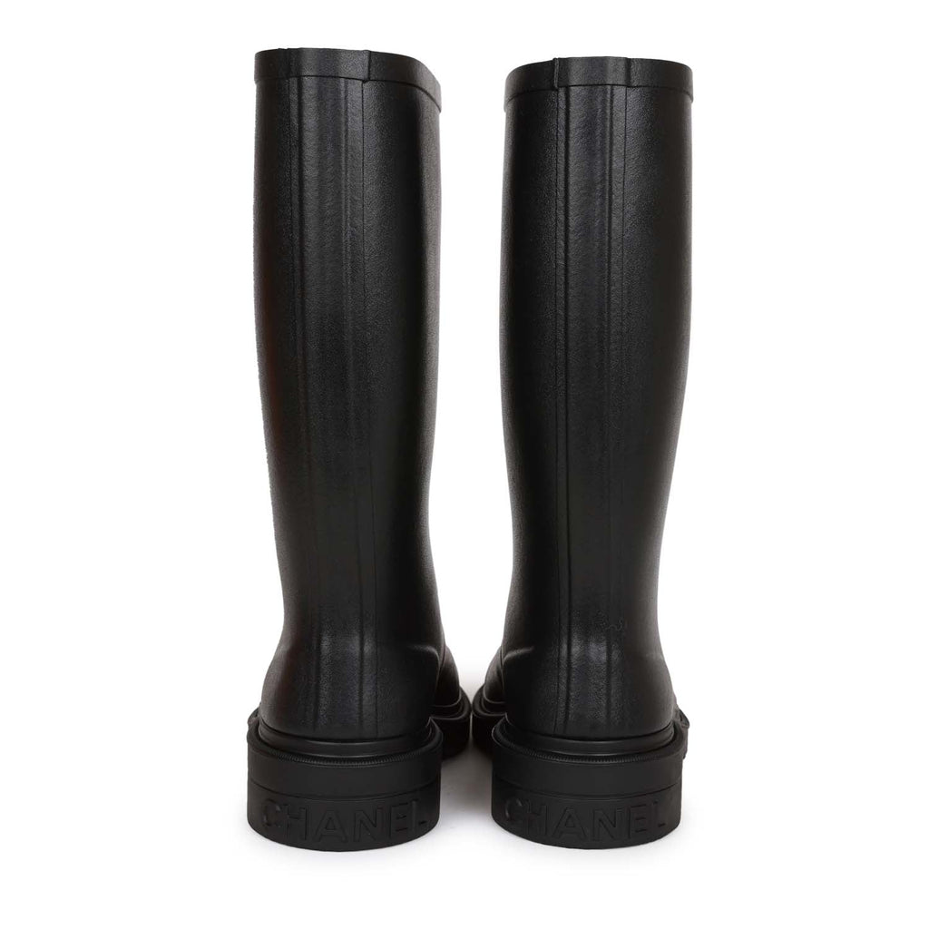 Chanel caoutchouc boots Clearance