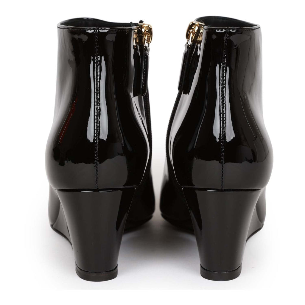 Louis Vuitton Pre-owned Women's Leather Ankle Boots - Black - EU 39