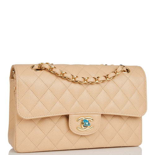 Clutch bag Chanel Beige in Cotton - 33563912