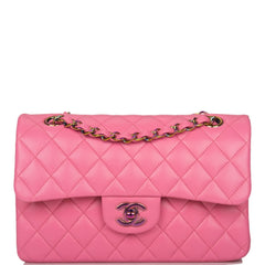 Chanel Spring 2021 Pink Small Rainbow Classic Flap Bag ○ Labellov