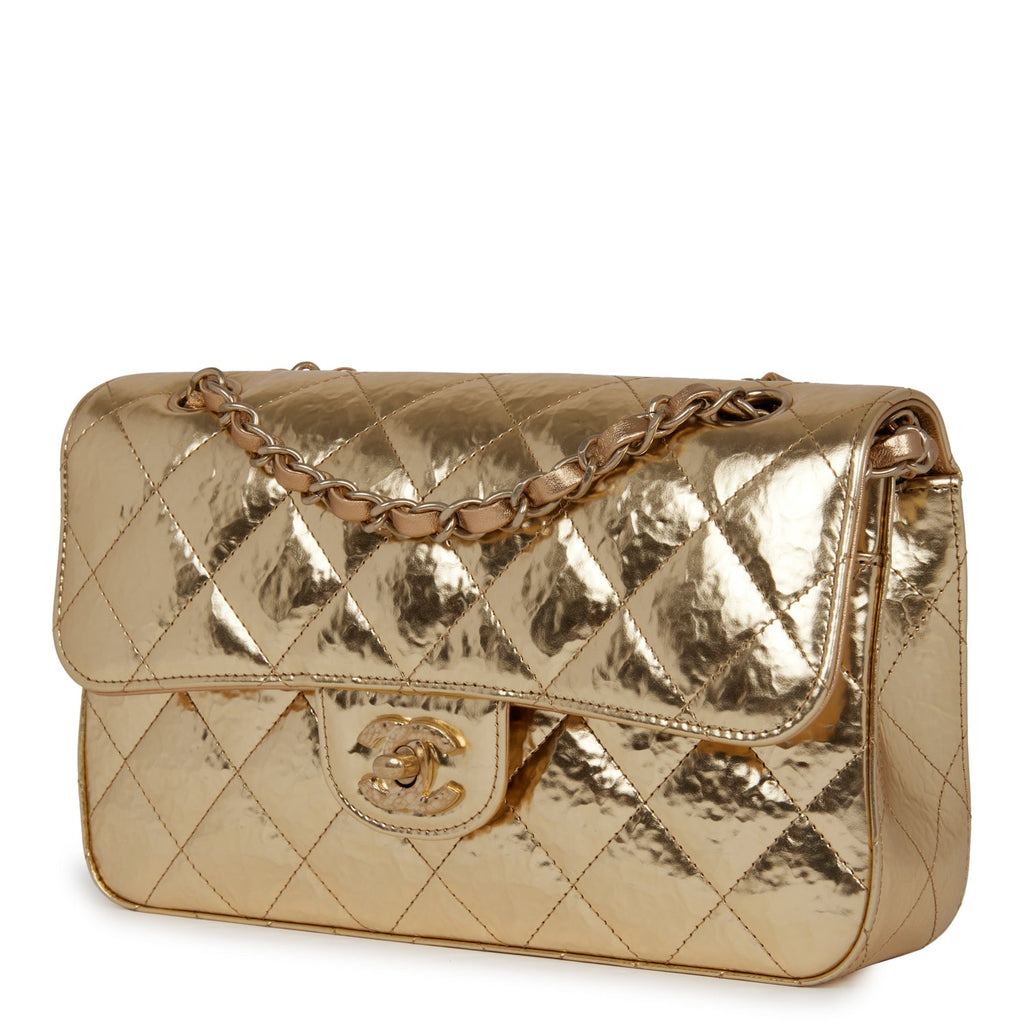 Handbag Chanel Gold in Plastic - 25872323