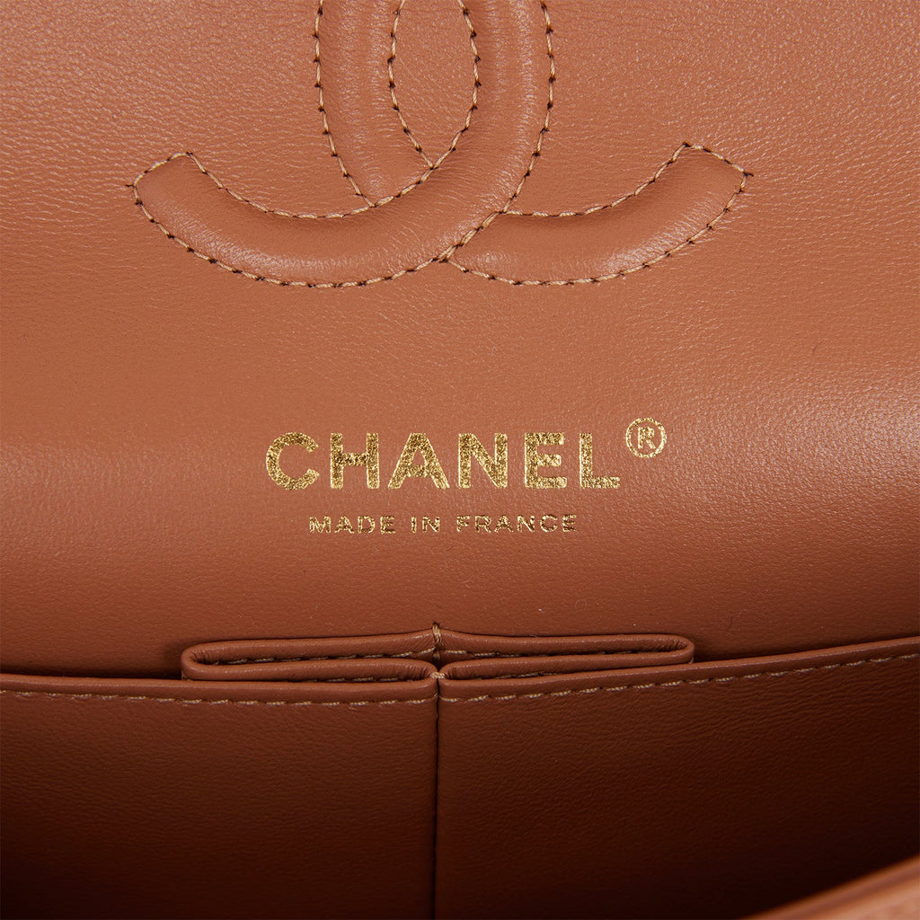 Chanel Classic Medium Double Flap 22S Caramel Quilted