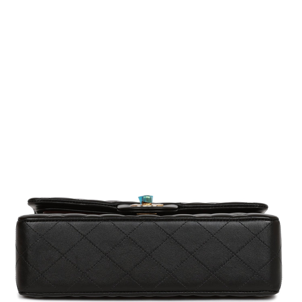 Chanel Black Lambskin Small Classic Double Flap Bag Gold Hardware – Madison  Avenue Couture