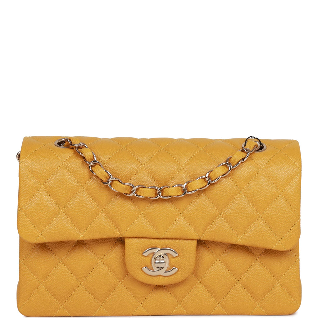 authentic chanel caviar flap bag small