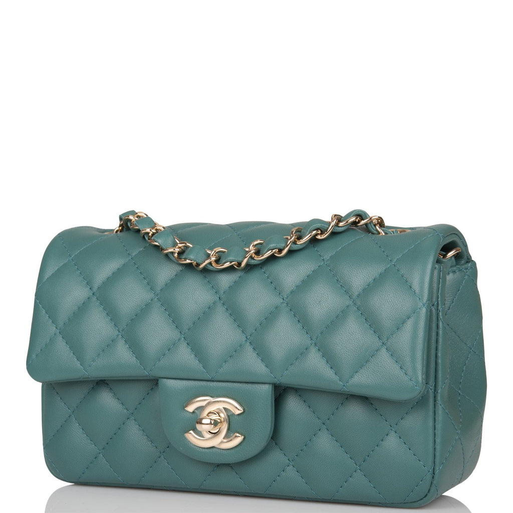 Full set. Chanel mini rectangle flap bag. Pristine. #chanelbag #chanel, chanel  bag