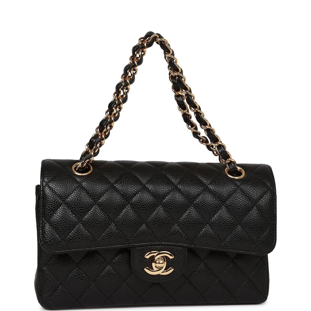 Chanel Classic Black Caviar Double Flap Small Handbag – The Millionaires  Closet