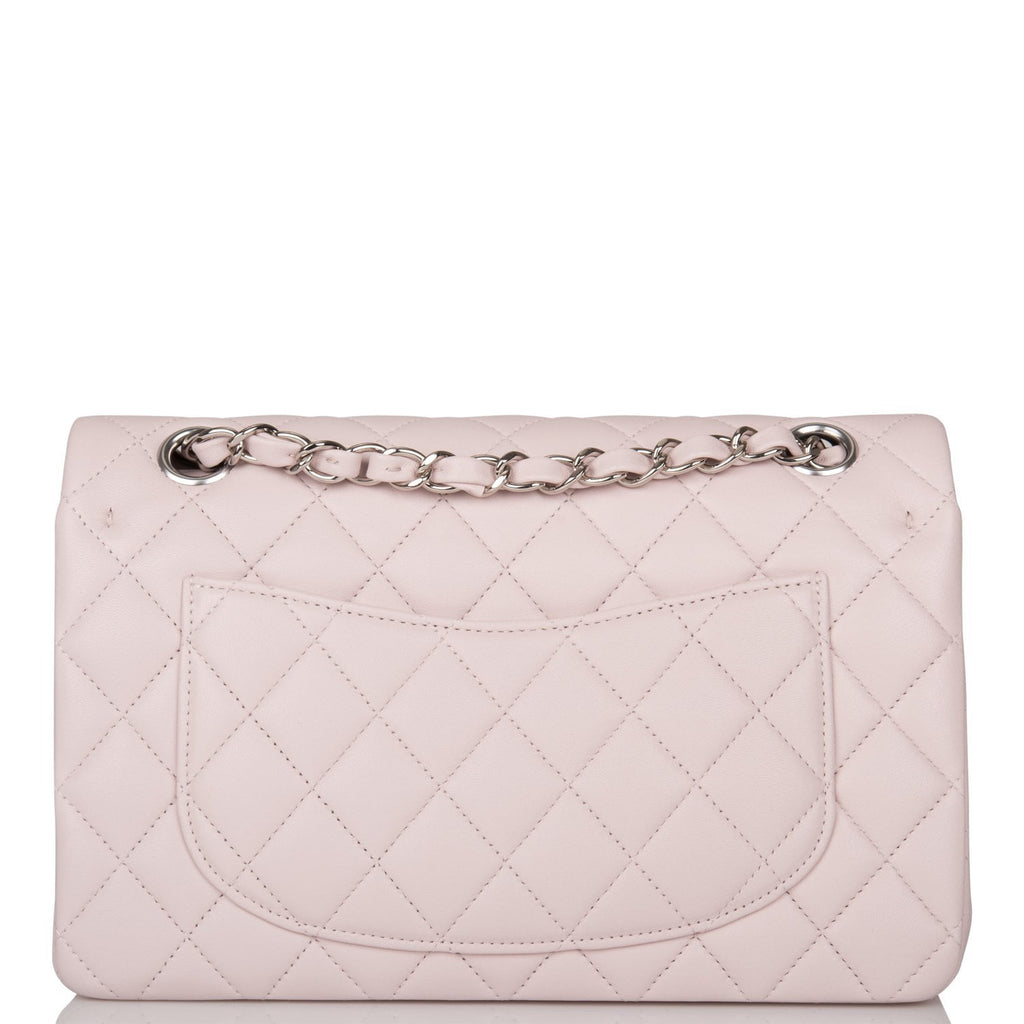 Chanel Light Purple Quilted Lambskin Small Classic Double Flap Bag