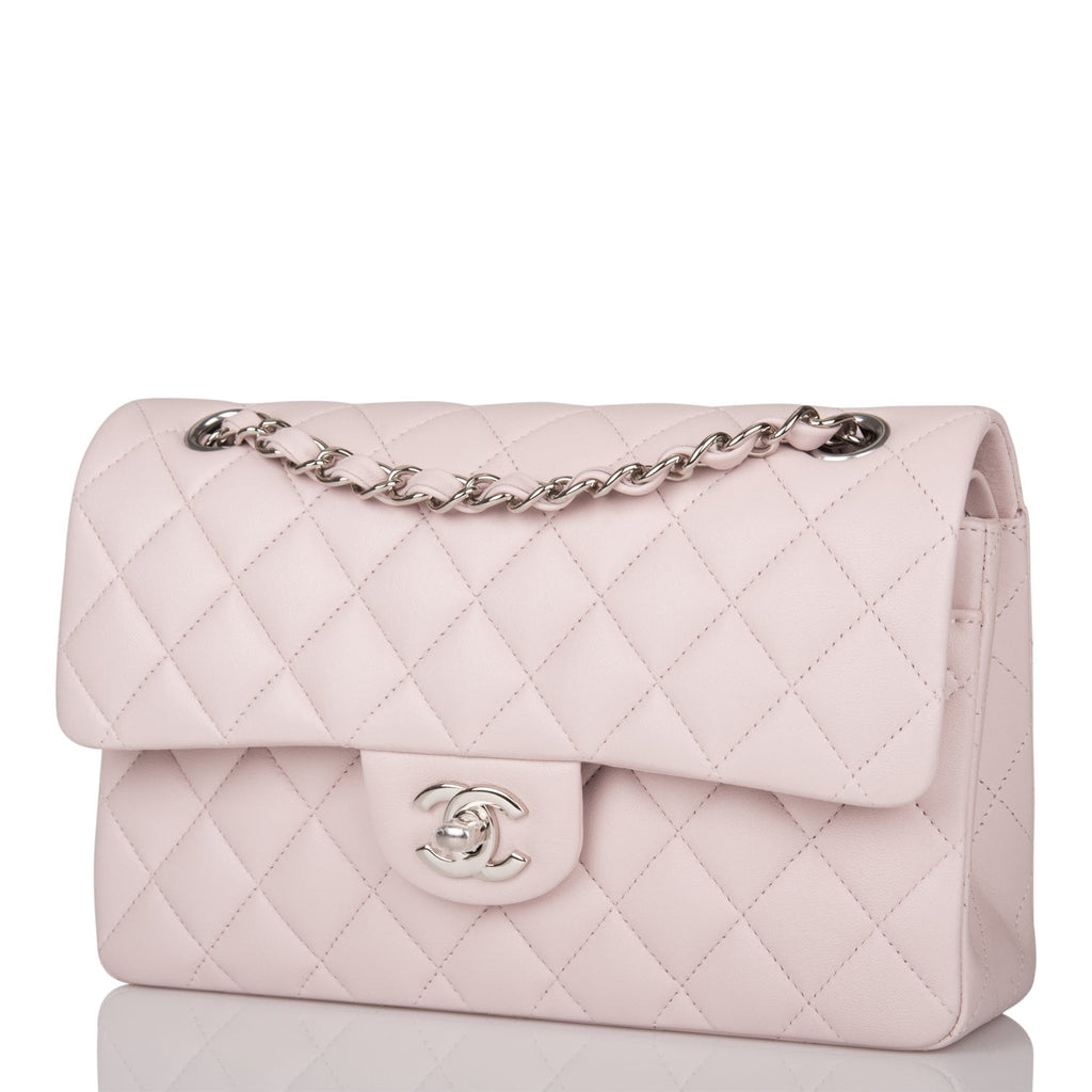 Vintage Chanel Small Classic Double Flap Pink Lambskin Gold Hardware –  Madison Avenue Couture