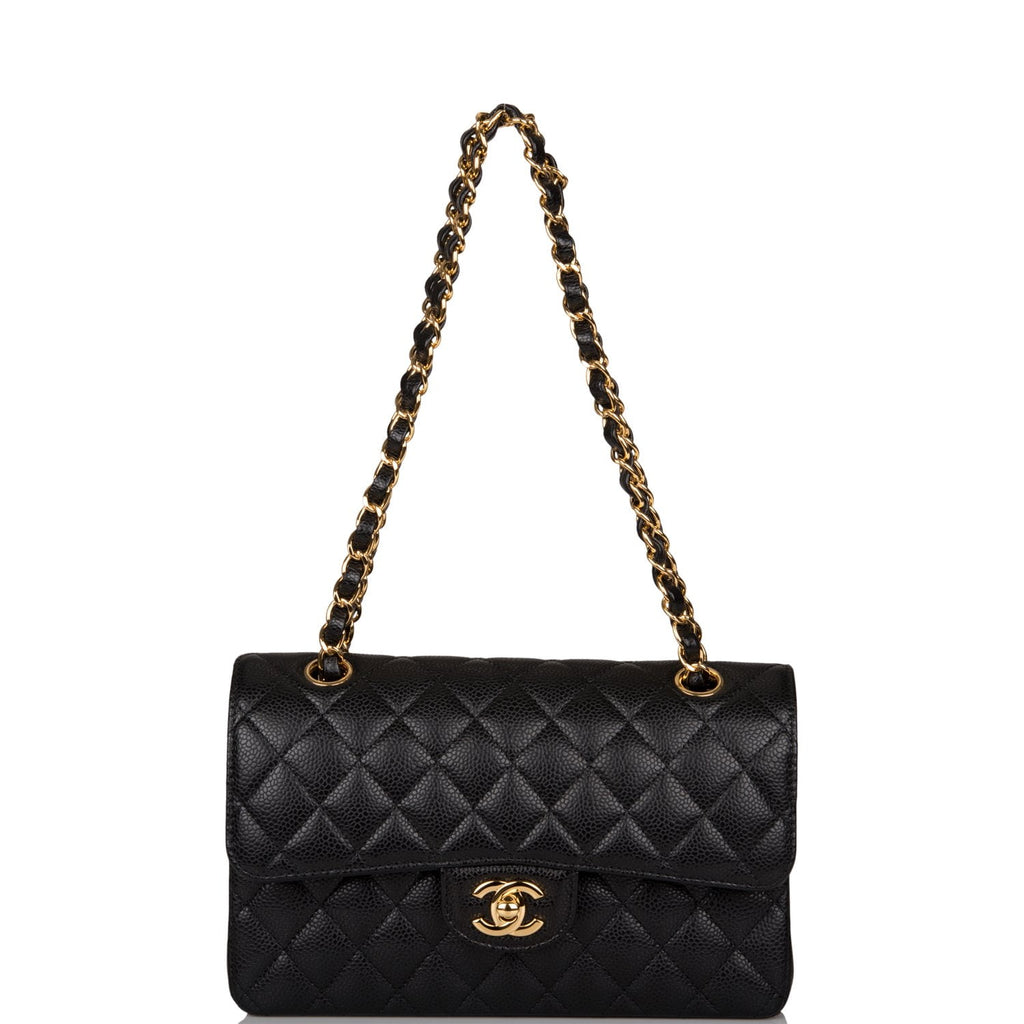 chanel white bag with gold hardware