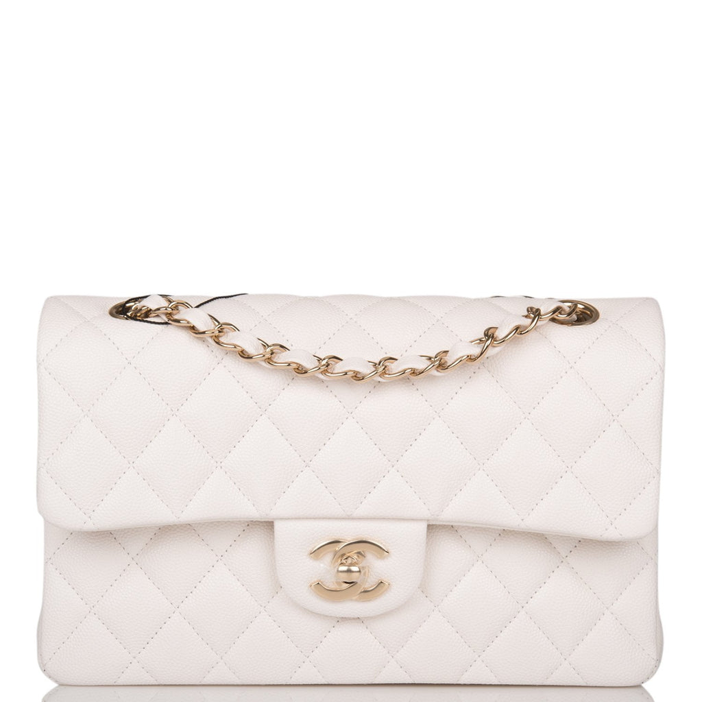 Chanel small flap bag white Clearance