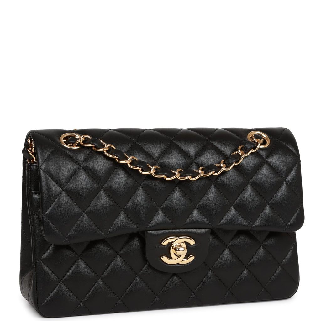 Chanel Classic Lambskin Double Flap - Small - Gold Hardware – 215Watches