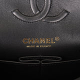 Chanel Small Classic Double Flap Bag Black Lambskin Rose Gold Hardware