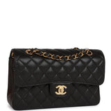 Chanel Small Classic Double Flap Black Caviar Gold Hardware