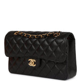 Chanel Small Classic Double Flap Black Caviar Gold Hardware