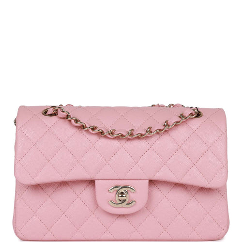 Chanel Small Classic Double Flap Bag Pink Caviar Light Gold Hardware Payment 2