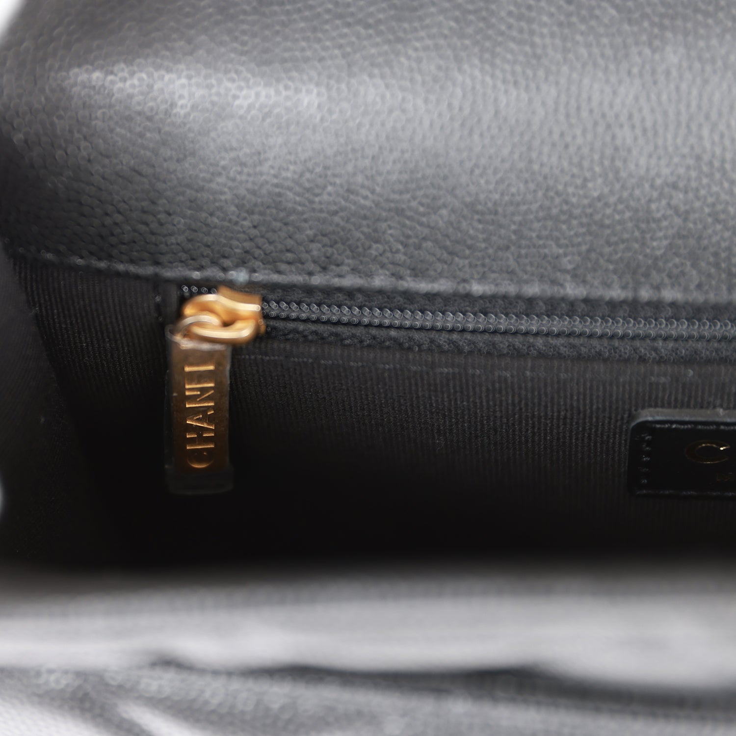 Chanel School Memory Top Handle Flap Bag Black Caviar Antique Gold Har Chanel school memory top handle flap bag black caviar antique gold har