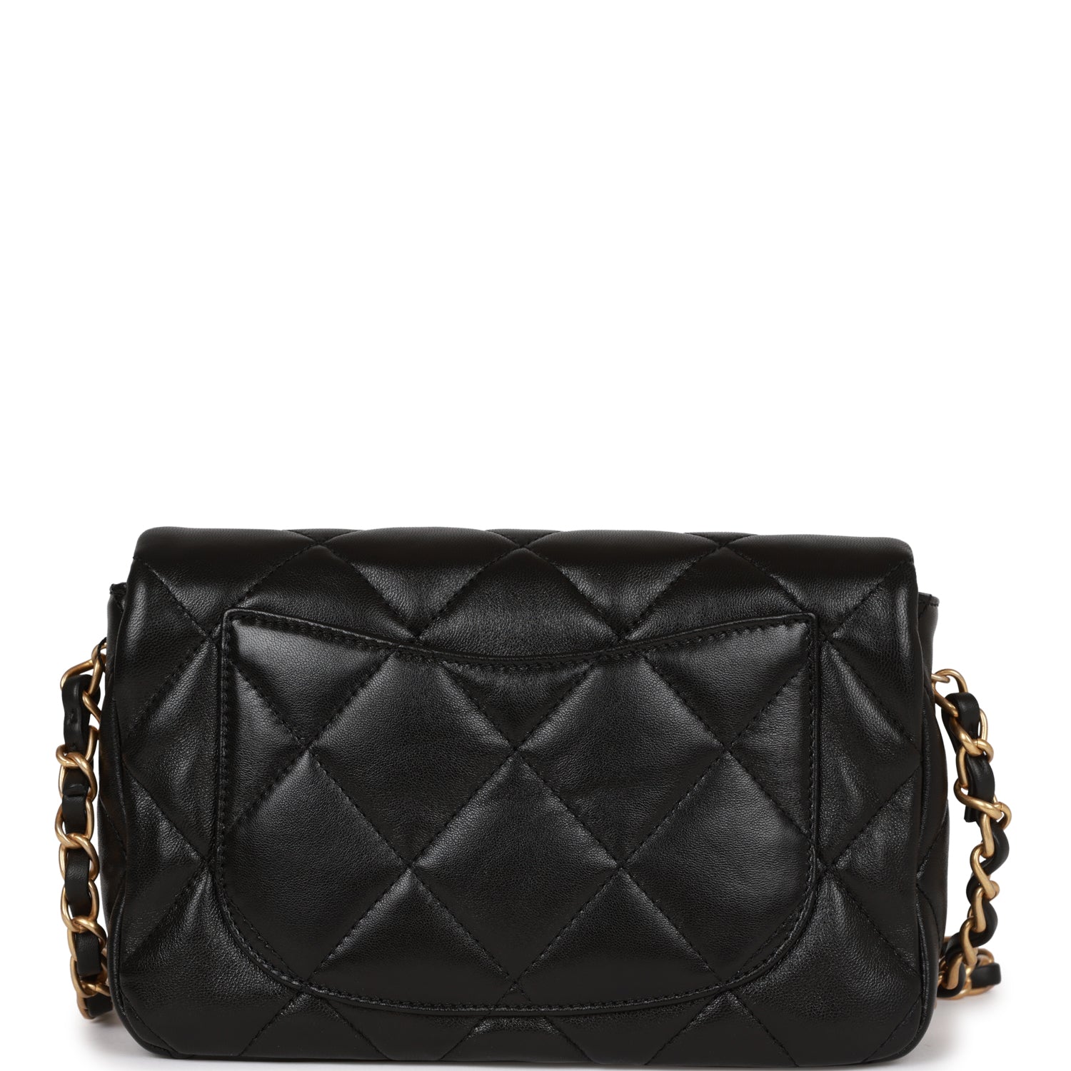 Chanel Heart Small Flap Bag Black Lambskin Antique Gold Hardware ...