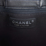 Chanel Timeless Tote Bag Black Calfskin Silver Hardware