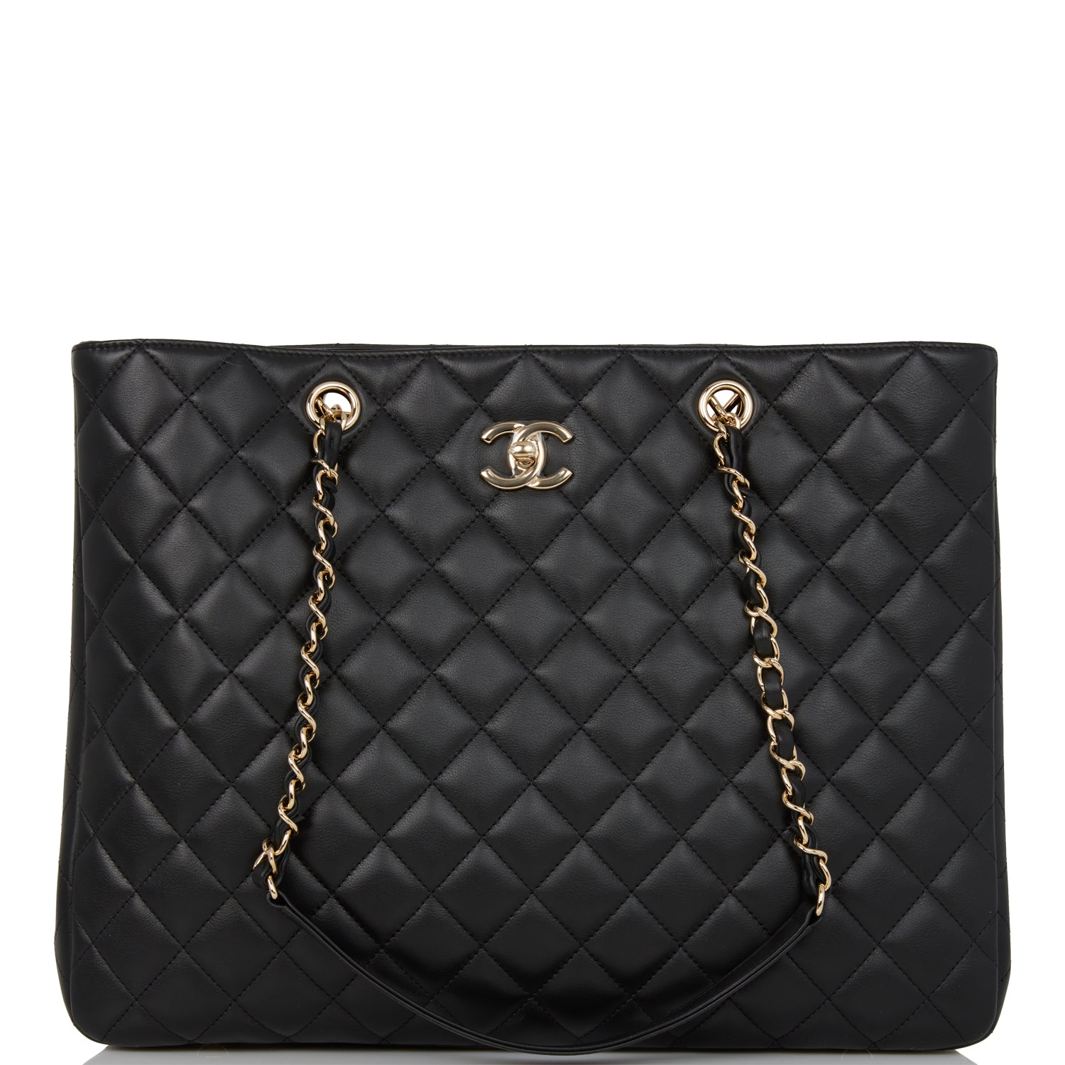 Chanel Timeless Tote Bag Black Calfskin Gold Hardware – Madison Avenue ...