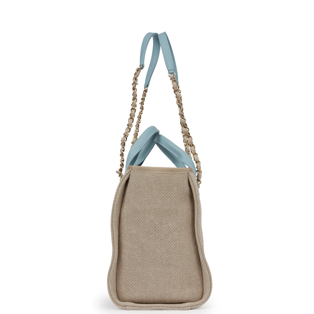 Chanel Beige/Brown Mini Deauville Tote Bag Chanel