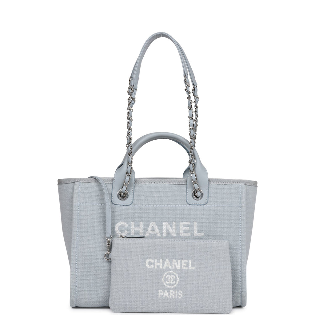 used chanel deauville tote bag