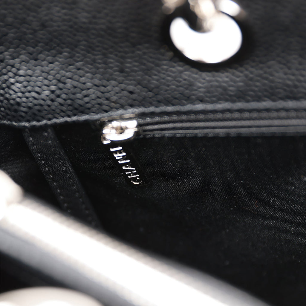 NEW Chanel GST Grand Shopping Tote Bag 100% Genuine Black Caviar Gold  Hardware