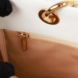 Chanel Grand Shopping Tote (GST) Bag White Caviar Gold Hardware