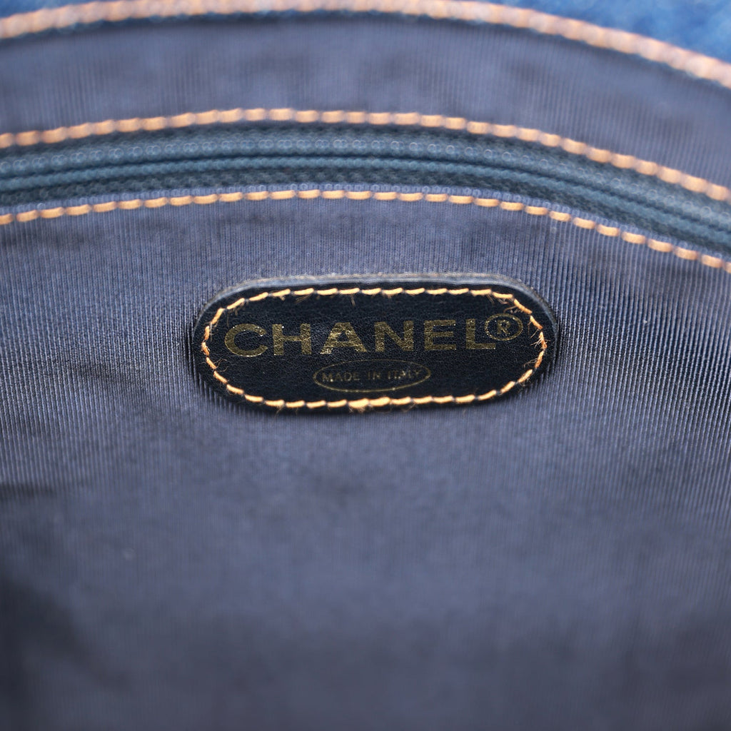 Chanel Vintage CC Denim Tote Bag – Madison Avenue Couture