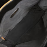 Vintage Chanel Supermodel Weekender Tote Bag Black Patent Gold Hardware