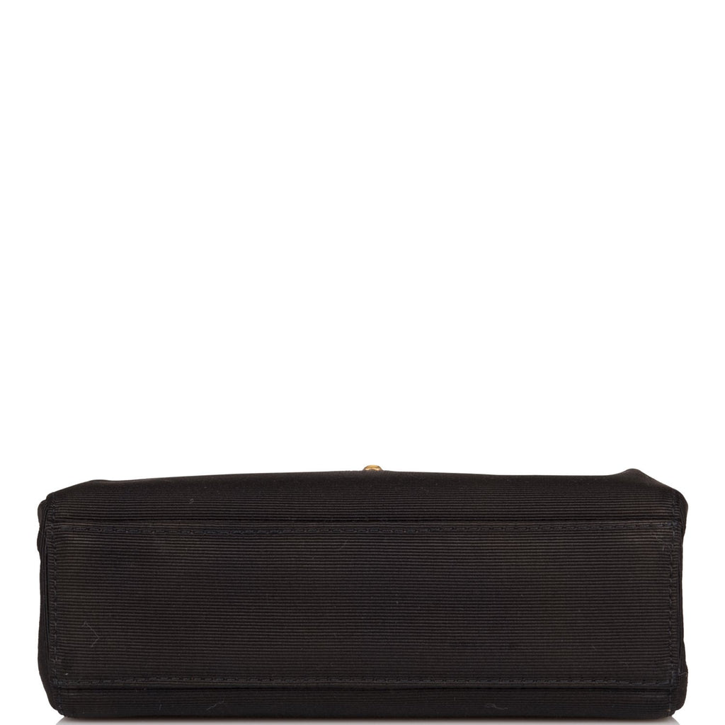 Chanel Vintage Black Satin Mini Kelly Bag Gold Hardware – Madison Avenue  Couture