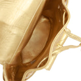 Vintage Chanel Duma Backpack Gold Metallic Lambskin Gold Hardware