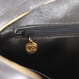 Vintage Chanel Camera Bag Black Caviar Gold Hardware