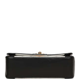 Vintage Chanel Mini Mademoiselle Bag Black and White Lambskin Gold Hardware