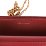 Chanel Wallet On Chain WOC Burgundy Lambskin Gold Hardware