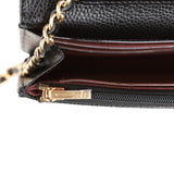 Chanel Wallet on Chain WOC Black Caviar Gold Hardware