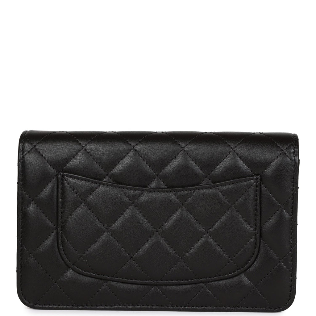 Chanel Black Quilted Caviar Wallet on Chain Woc by Ann's Fabulous Finds