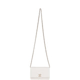 Chanel Wallet on Chain WOC White Caviar Light Gold Hardware